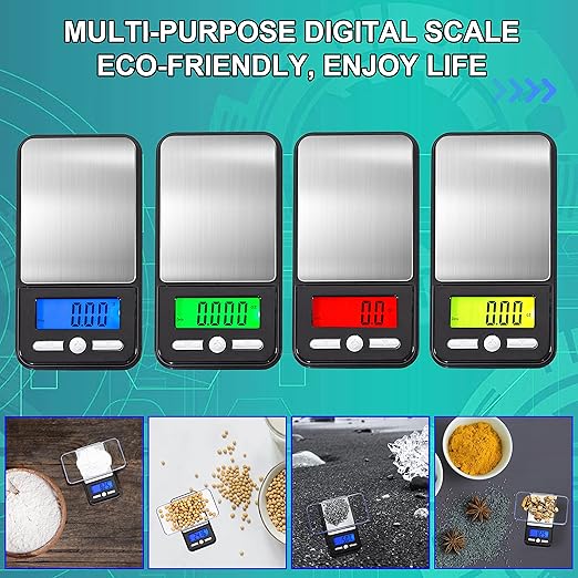 American Weigh Scales High Precision LCD Mini Pocket Weight Scale Back-lit LCD Display (AC 150) 150 G x 0.01 G