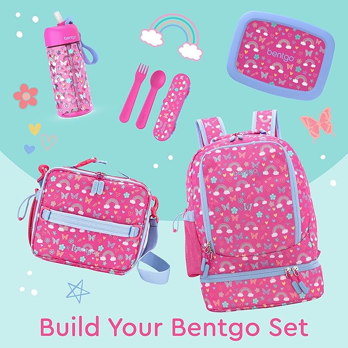 Bentgo Kids Prints 2-in-1 Backpack & Insulated Lunch Bag
