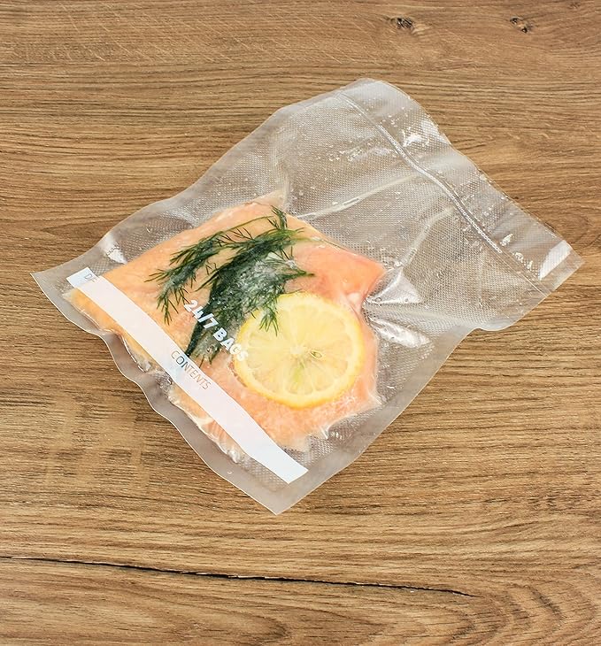 24/7 Bags- 3 Pack Rolls 8 INx20 FT Vacuum Seal Bags, Cut To Size, Zero BPA, Heavy Duty, Freezer Safe, Compatible with All Vacuum Seal Machines for Sous Vide, Meal Prep