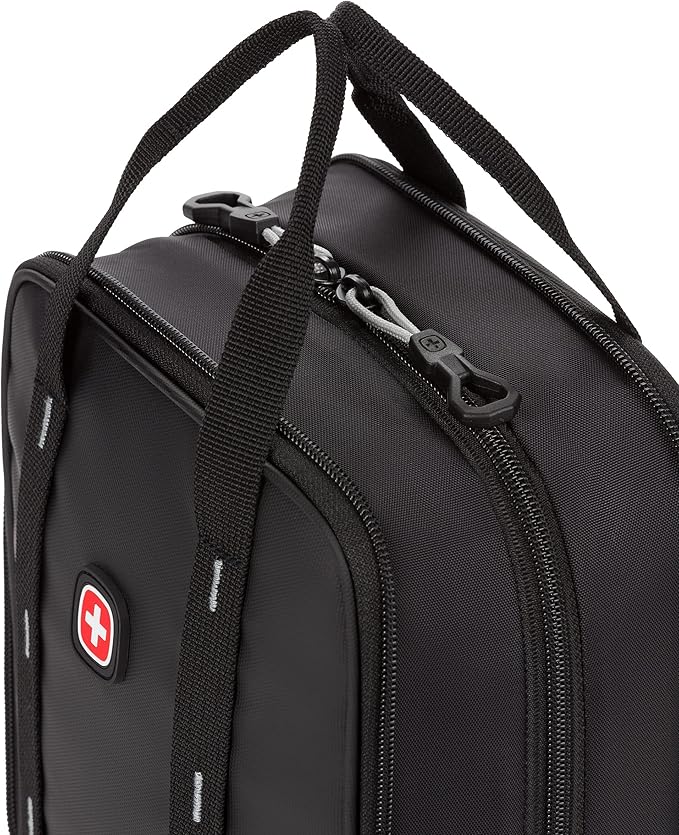 SwissGear Insulated Lunch Bag, Black/Red, One Size