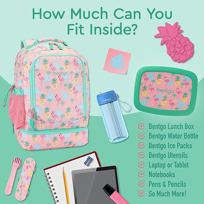 Bentgo Kids Prints 2-in-1 Backpack & Insulated Lunch Bag