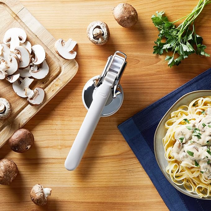Chef'n FreshForce Hand-Held Slicer, Slices Mushrooms, Strawberries, Kiwis and More, Taupe