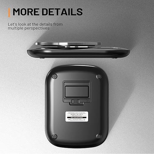 Food Kitchen Scale Digital Weight Grams and Oz with IPX6 Waterproof,Professional Stainless Steel Digital Kitchen Food Scale 11lb/0.01oz with Bowl for Weight Loss Dieting Baking Cooking