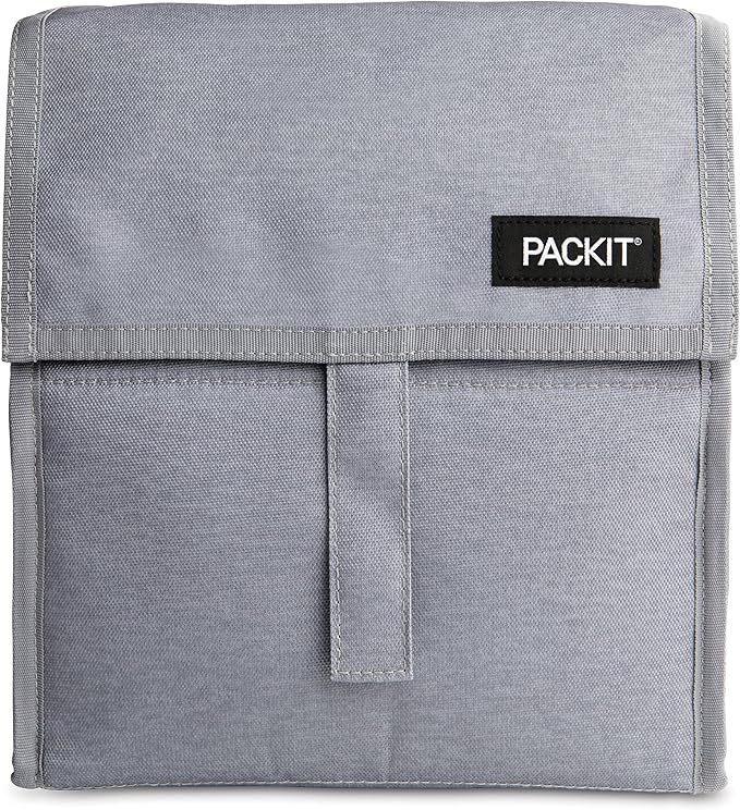 Packit Freezable Lunch Bag, Gray Fog