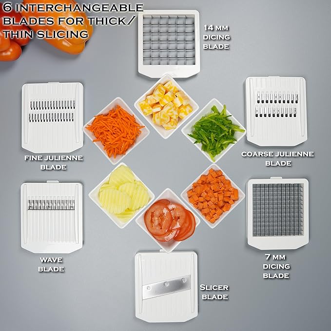 Onion Chopper - Vegetable Slicer and Chopper - Mandoline Slicer