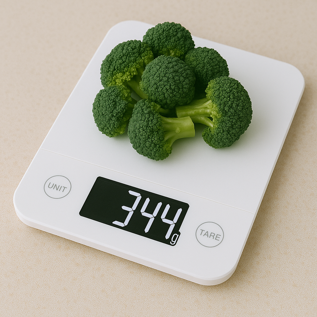digital kitchen scale for precise portion measurement