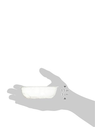 ECO PRODUCTS Compostable 12oz Clear Round Deli Containers, Case of 500, PLA Plastic Meal Prep, Lids Sold Separately, Made from PLA, A Renewable Material Made from Plants