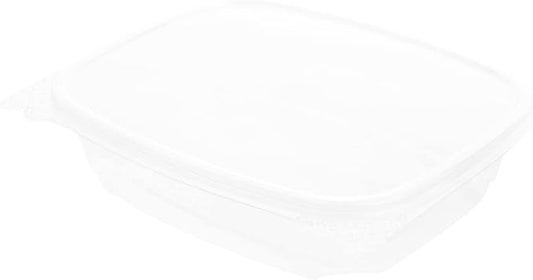 Restaurantware Thermo Tek 24 Ounce Deli Food Containers 100 Anti-Fog Hinged Lid Containers - Freezable Rectangle Clear Plastic To Go Food Containers Disposable