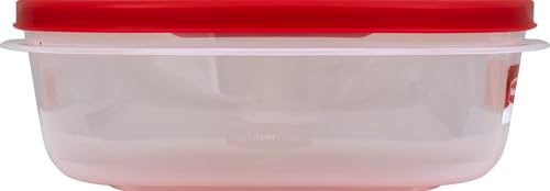 Rubbermaid Easy Find Lids Food Storage Container, 9 Cup, Racer Red