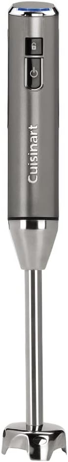 Cuisinart Electric Hand Blender & Mixer, EvolutionX Cordless Rechargeable, Gray/Black, RHB-100,Dark Grey