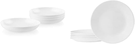 Corelle 4-Piece 30-oz Versa Bowls and 6-Piece 6-3/4-inch Salad Plates Bundle