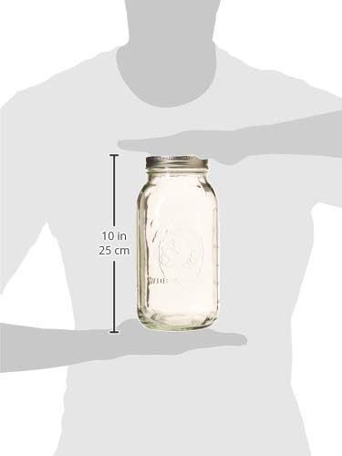 Ball Wide Mouth Glass Mason Jars with Lids and Bands, Used for Canning, Pickling, Juice, Jam, Jelly, Half Gallon Size 64 Ounce (Pack of 3)