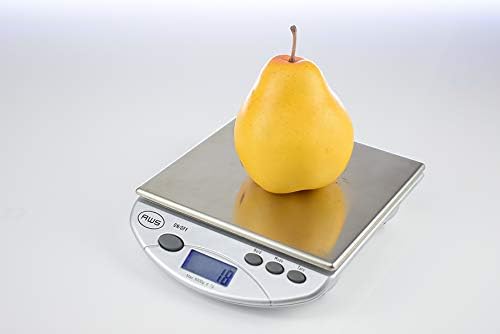 American Weigh Scales SL Series Precision Multifunction Scale, LCD Screen, Stainless Steel, 13lb x 0.1oz (AMW-13-SL)