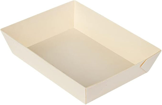 Restaurantware Taipei 20 Ounce Food Containers 100 Rectangle Wooden Bento Boxes - Lids Sold Separately Grease Impermeable Poplar To Go Boxes Disposable Serve Noodles Dumplings And More