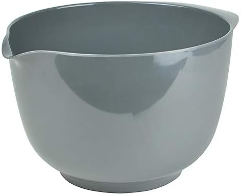 Hutzler Melamine Mixing Bowl, 2-Liter, Gray