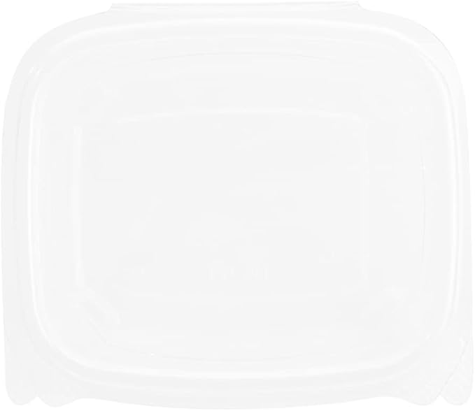 Restaurantware Thermo Tek 8 Ounce Clamshell Containers - Anti-Fog To Go Food Containers - Freezable Rectangle Clear Plastic Food Packaging