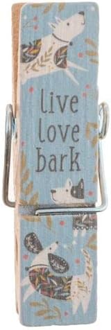Karma Gifts Chip Clips, One Size, Blue Dog