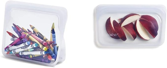 Stasher Reusable Silicone Storage Bags (Mini + Snack) Bundle