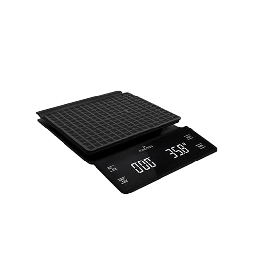 Coffee Scale with Timer - 3kg/0.1g Accuracy, Perfect for Pour Over, Drip, and Espresso Brewing - Back-Lit LCD Display, Battery Powered and USB Rechargeable Type C (Batteries Not Included)