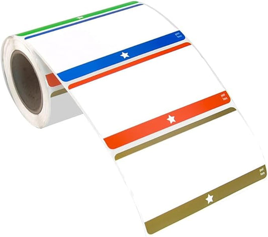 L LIKED 200 Stickers - 2" x 3.5" Removable Freezer Labels Food Storage Stickers Refrigerator Freezer Paper Labels
