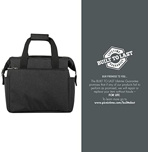 PICNIC TIME - On The Go Lunch Bag - Soft Cooler Lunch Box - Insulated Lunch Bag, (Package may vary)