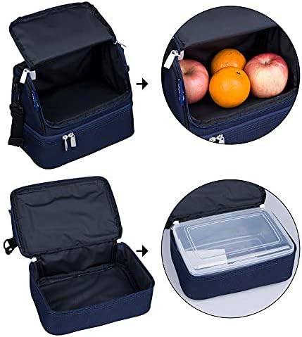 Wildkin Compartment Container, Fits our Lunch Bag Perfect for Food Storage and Meal Preparation,Microwave and Dishwasher-safe, BPA-Free, Measures 8 x 6 x 3 Inches, (One Size) (52000)