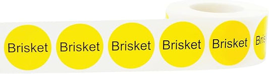 Brisket Deli Labels 1 Inch 500 Total Stickers