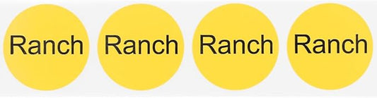 Ranch Deli Labels 1 Inch 500 Total Adhesive Labels