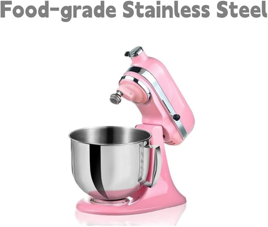 5.5 QT Stainless Steel Mixer Bowl Compatible with Kitchen Aid Tilt-Head Stand Mixers 4.5-5 Quart, Kitchen Ald Mixer Bowl for Classic&Artsian Stand Mixers