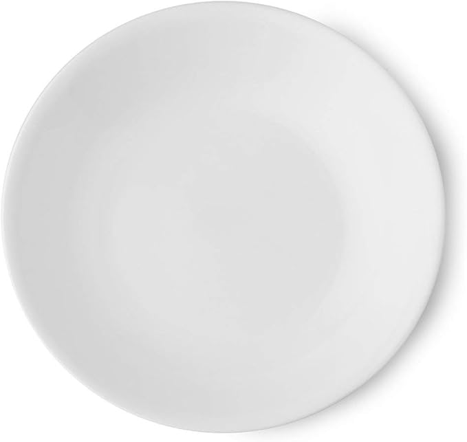 Corelle Vitrelle 6-Piece Bowl Set, Triple Layer Glass and Chip Resistant, 20-Oz Lightweight Round Bowls, Winter Frost White