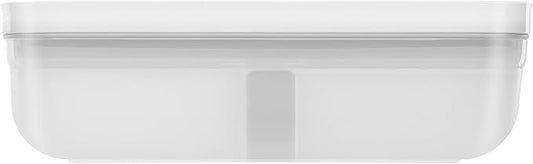 ZWILLING Fresh & Save Flat Lunch Box Large, Airtight Food Storage Container, Meal Prep Container, BPA-Free, Semi-transparent