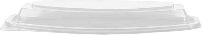 Restaurantware RW Base 21 Ounce Meal Prep Containers, 100 Microwavable To Go Containers With Lids - Disposable, Freezable, Black Plastic Oval Food Containers, Pack Hot And Cold Food, For Takeaway