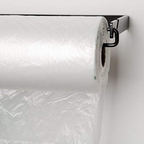 Food Storage Bags, 10" X 15" Clear Plastic Produce Bag for Fruits, Vegetable, Kitchen Bags On a Roll with Free Ties, (2 Roll)