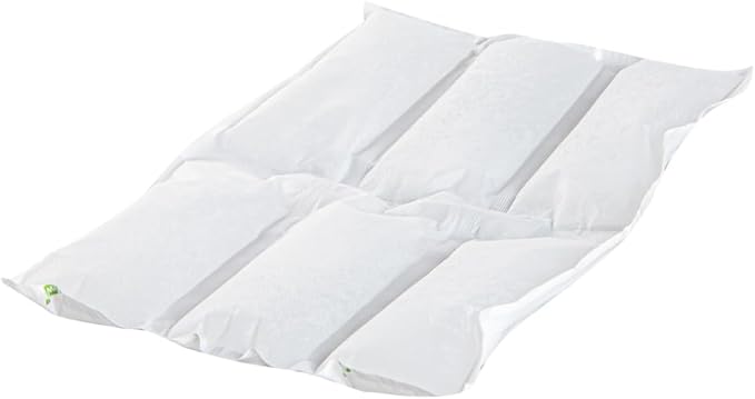 Restaurantware Delivery Tek 11.4 x 7.7 Inch Ice Sheets 10 Durable Cold Packs - Easy-To-Use Design Leakproof Plastic Shipping Ice Packs Reusable For Frozen Meat Vegetables or Beverages