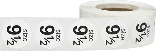 Shoe Size 11 Blue Stickers - 3/4 Inch Round, 500 Semi-Gloss Adhesive Labels Per Roll for Retail, Footwear Inventory, and Organization - Made in The USA