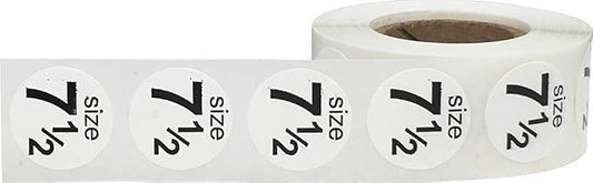 Shoe Size 11 Blue Stickers - 3/4 Inch Round, 500 Semi-Gloss Adhesive Labels Per Roll for Retail, Footwear Inventory, and Organization - Made in The USA