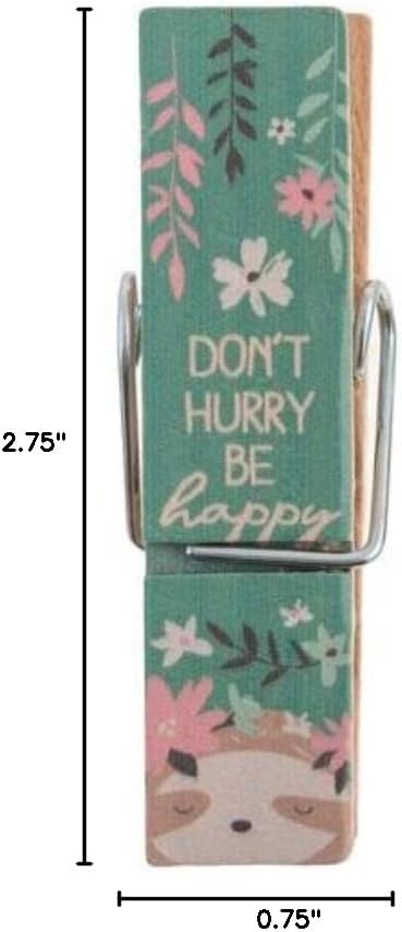Karma Gifts Chip Clips, One Size, Sloth