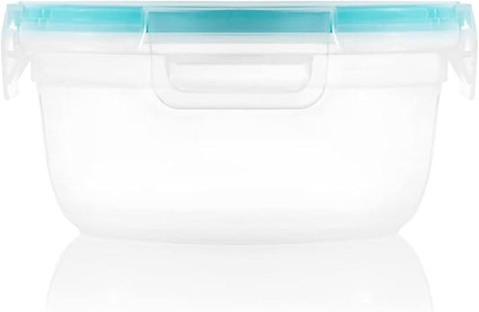 Snapware Total Solution 3-Cup Plastic Food Storage Container with Lid, 3-Cup Rectangular Meal Prep Container, Non-Toxic, BPA-Free Lid with 4 Locking Tabs, Microwave, Dishwasher, and Freezer Safe