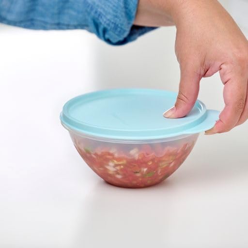 Tupperware Heritage Wonderlier 10 Piece Food Storage Bowl Set in Vintage Colors, Dishwasher Safe and BPA Free (5 Containers, 5 Lids)
