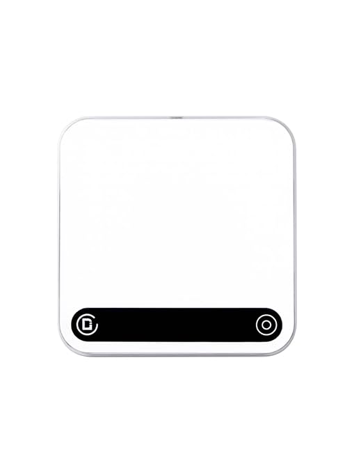 Digital Coffee Scale with Timer and Flow Rate Tracking, 0.1g Precision, 2kg Capacity, Rechargeable, Smart App Compatible, Ideal for Espresso and Pour Over Brewing
