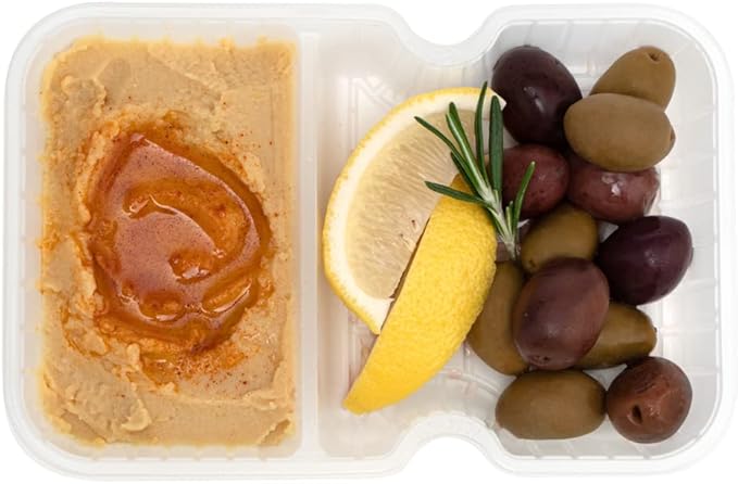 Restaurantware TRAYS ONLY: Futura 10 Ounce Trays For Meal Prep Containers 100 Microwavable Trays For 32 Or 37 Ounce Containers - Containers Sold Separately 2 Compartments White Plastic Food Trays