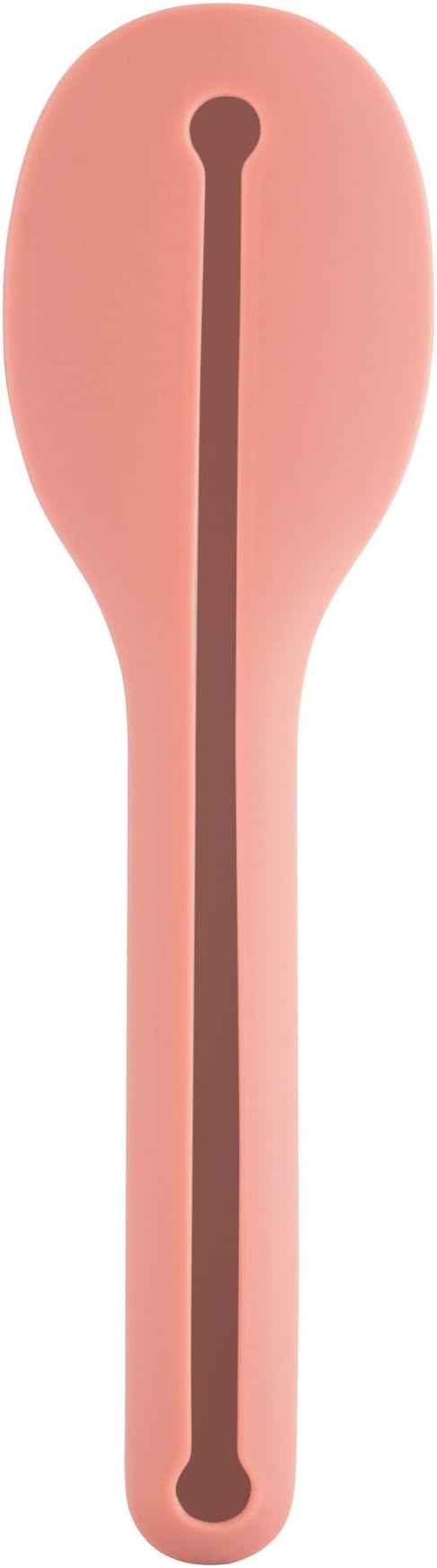 BergHOFF Leo Premium 18/10 Stainless Steel 4Pc Reusable Travel Flatware Set Knife Spoon Fork Sleeve with Silicone Sleeve Dishwasher safe, Pink