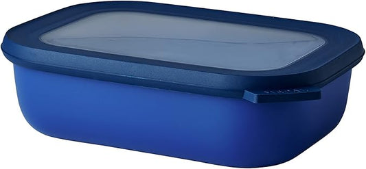 Mepal Multi bowl Cirqula rectangular 1000 ml / 34 oz - Vivid blue