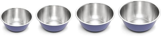 Fox Run Stainless Steel Mixing Bowl, Purple, 10.75 Quart