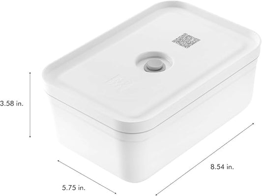 ZWILLING Fresh & Save Large Lunch Box, Airtight Food Storage Container, Meal Prep Container, BPA-Free, white