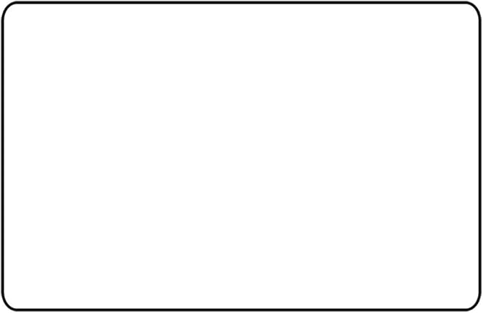 Liked Blank White 1 x 2 Inch Dissolvable Labels for Food Rotation Prep roll of 500 (9 Rolls)