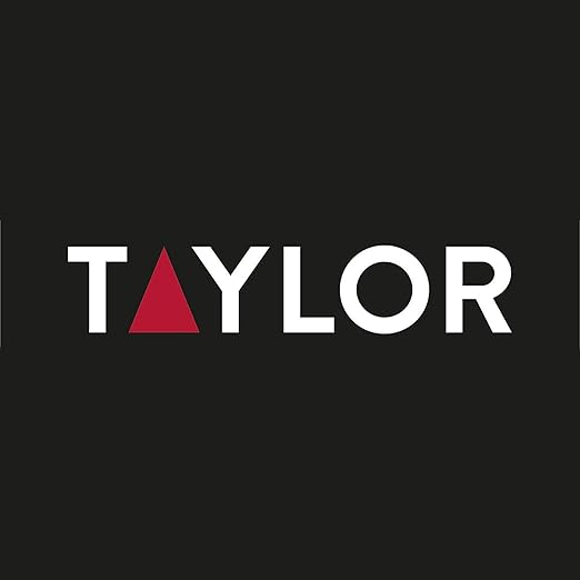 Taylor Pro Digital Kitchen Food Scales with Ultra Thin Design, Compact Professional Standard Tare Feature with Precision Accuracy, Pewter Glass, Weighs 5 kg Capacity