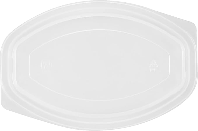 Restaurantware RW Base 12 Ounce Meal Prep Containers, 100 Microwavable To Go Containers With Lids - Disposable, Freezable, Black Plastic Oval Food Containers, Pack Hot And Cold Food, For Takeaway