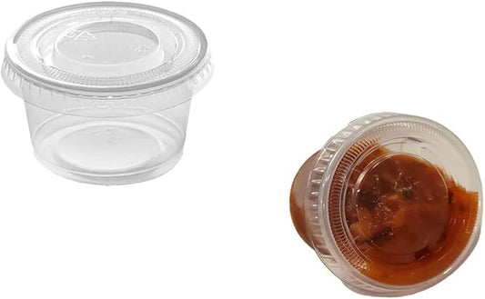 [2500] Small Plastic Portion Cups, Lids Sold Separately (0.75 oz Cups)