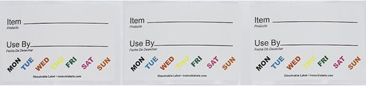 Simplified Universal Dissolvable Labels 2 x 3 500 Total Adhesive Stickers